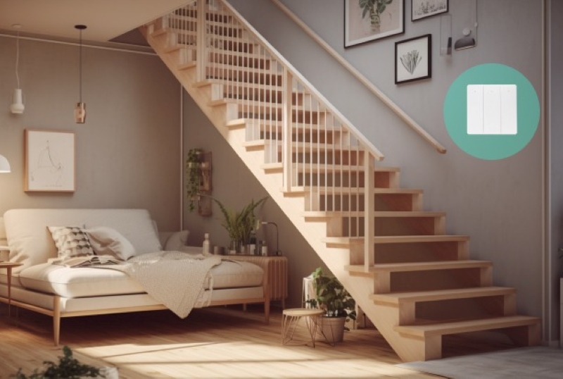 Công tắc 2 chiều không Pin không dây 3 nút bấm Rạng Đông CO-RD-CT2C-V1.03