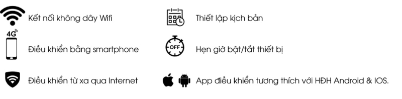 Công tắc thông minh Rạng Đông CO-RD-CTCU.BLE-CN.03T