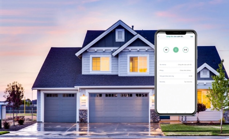 Công tắc cửa cuốn thông minh Rạng Đông CO-RD-CTCU.BLE-V.DOT