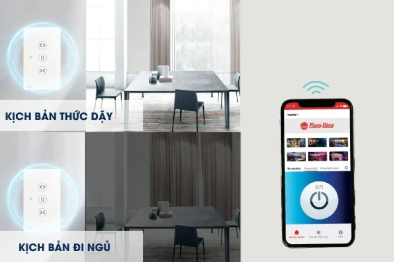 Công tắc thông minh Rạng Đông CO-RD-CTCU.WF-CN.01T.2W.SP-MN