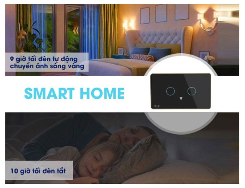 Công tắc thông minh Rạng Đông CO-RD-CTCU.WF-CN.02T