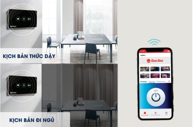 Công tắc thông minh Rạng Đông CO-RD-CTCU.WF-CN.02T