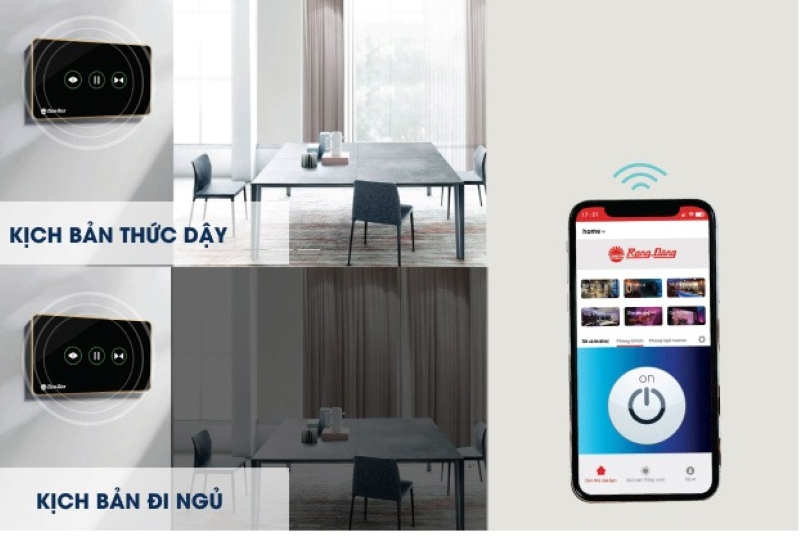 Công tắc thông minh Rạng Đông CO-RD-CTCU.WF-CN.04T