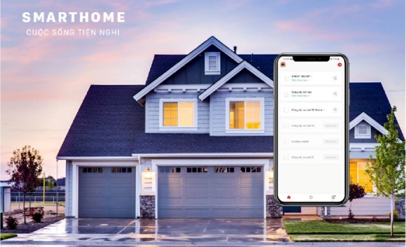 Công tắc rèm thông minh Wifi 2 chiều Rạng Đông CO-RD-CTCU.WF-CN.REMT.2W.SP
