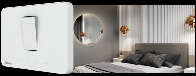 Hạt công tắc âm tường 2 chiều Rạng Đông CT-RD-HCT01-2C/10A