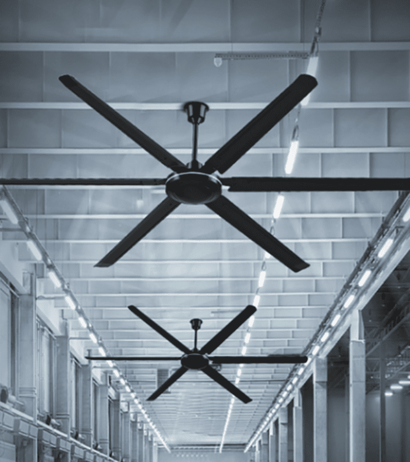 Quạt trần lắp hành lang