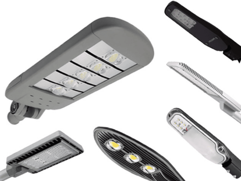 kiểu dáng đèn đường led 