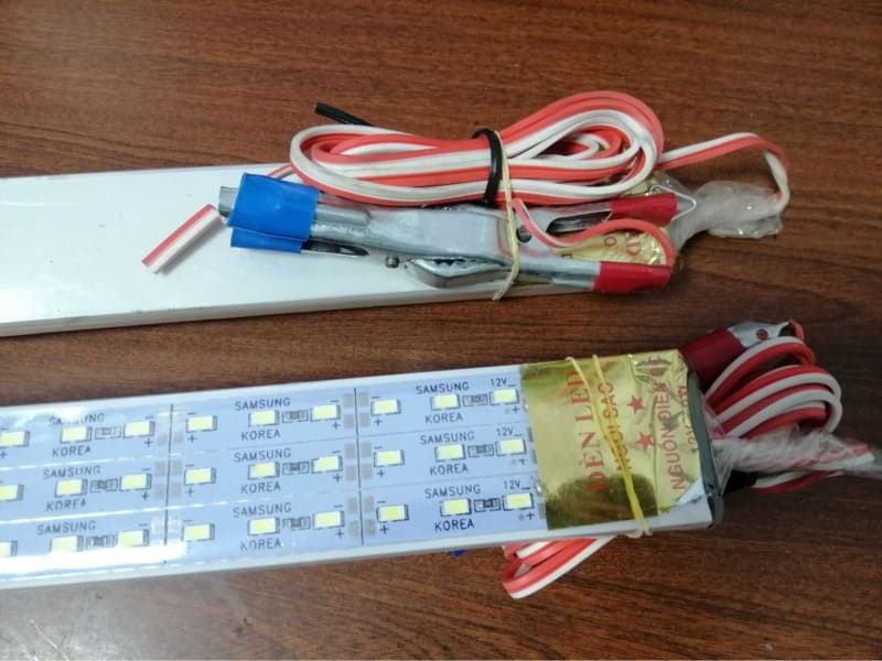 Đèn LED kẹp bình - 4