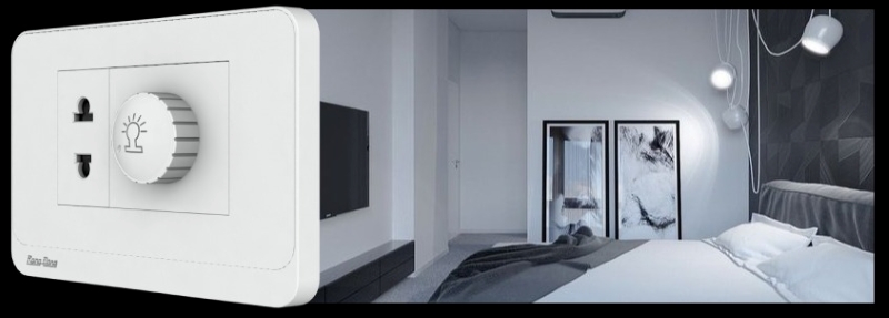 Hạt chiết áp đèn âm tường Rạng Đông CT-RD-HCA-D01/300W