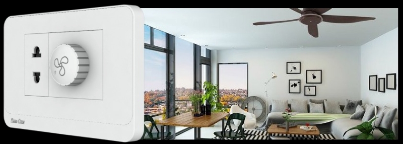 Hạt chiết áp quạt âm tường Rạng Đông CT-RD-HCA-Q01/200W