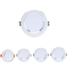 Đèn LED âm trần Downlight đổi màu Rạng Đông viền bạc