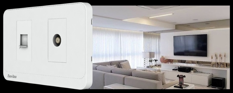 Hạt ổ cắm tivi âm tường Rạng Đông OC-RD-HOC.ANTEN01