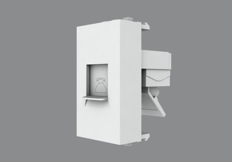 Hạt ổ cắm điện thoại âm tường Rạng Đông OC-RD-HOC.DT01