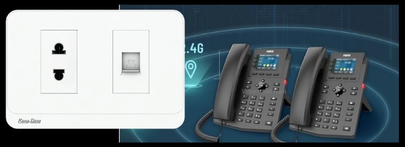 Hạt ổ cắm điện thoại âm tường Rạng Đông OC-RD-HOC.DT01