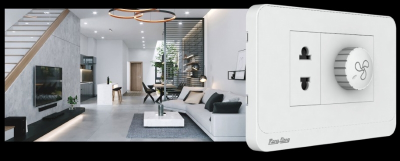 Hạt ổ cắm âm tường Rạng Đông OC-RD-HOC01-1C/16A