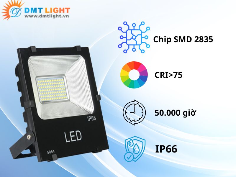 Đèn pha LED 5054 150W giá rẻ
