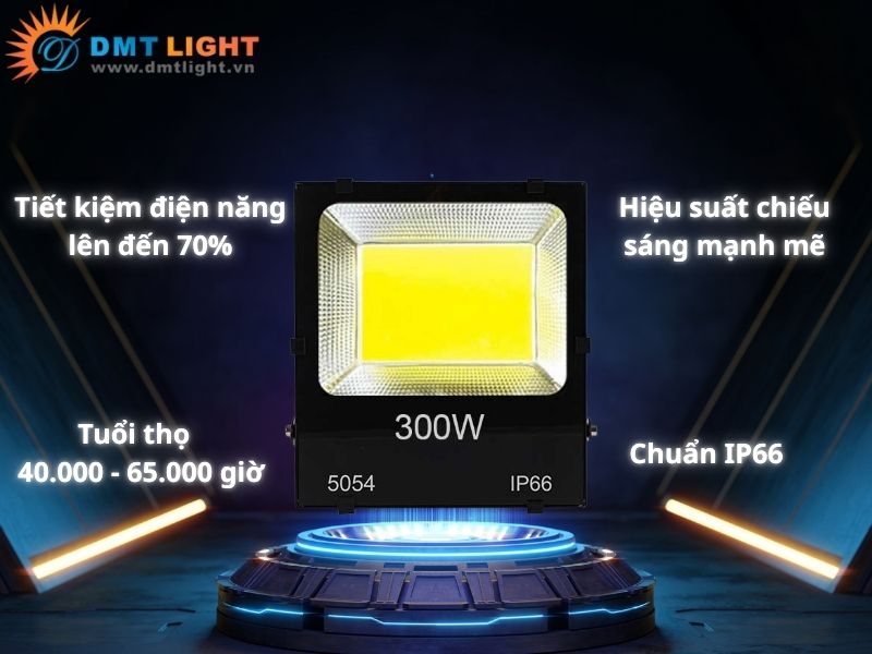 đèn pha led 300w giá rẻ