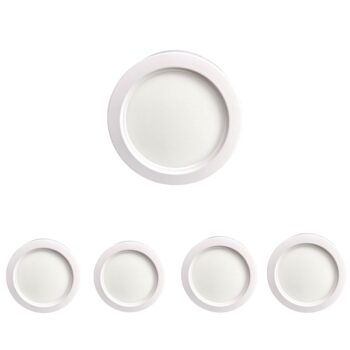 Đèn ốp trần tròn viền lõm OT-SA-OT11 vỏ trắng