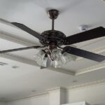 quạt trần trang trí phòng khách - 1