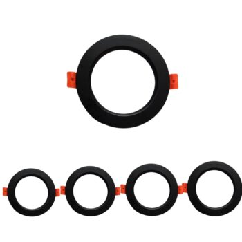 Đèn âm trần tròn mẫu SA-AT26 vỏ đen 5W-15W | Saco