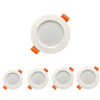 Đèn âm trần tròn mẫu SA-AT26 vỏ trắng 5W-15W | Saco