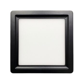 Đèn ốp trần vuông viền lõm mẫu OT-SA-OV11-06W-120-MM-Vỏ đen | Saco