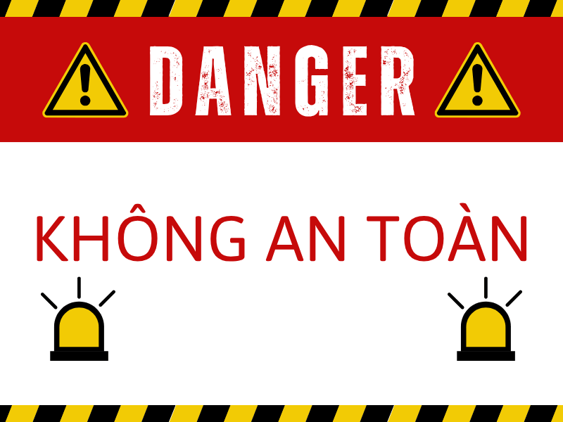 Đừng mạo hiểm nếu bạn không chắc chắn