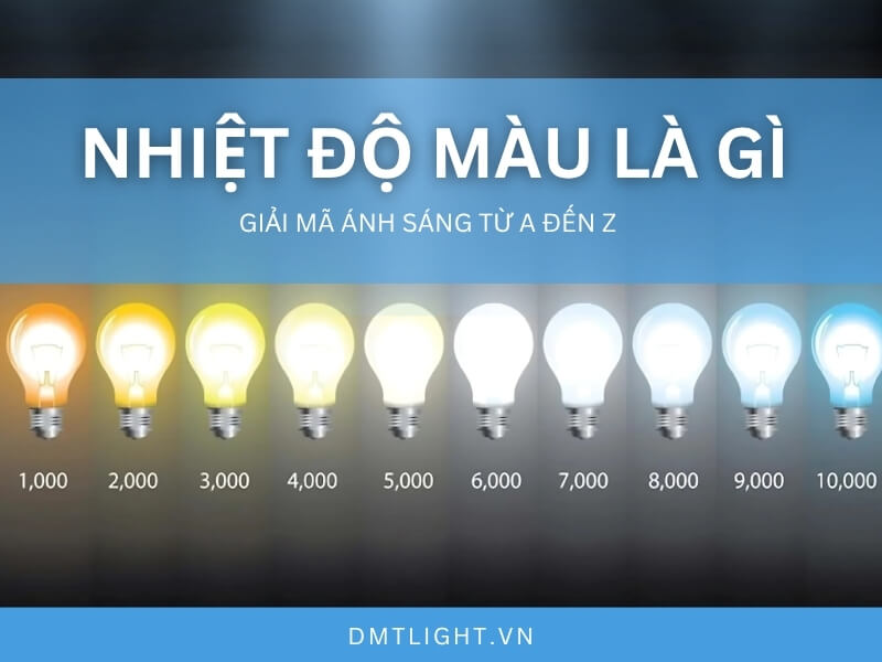Nhiệt độ màu là gì: Giải mã ánh sáng từ A đến Z để bạn làm chủ không gian sống