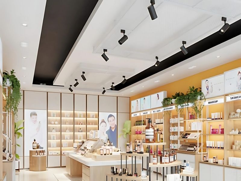 Đèn LED chiếu sáng cửa hàng