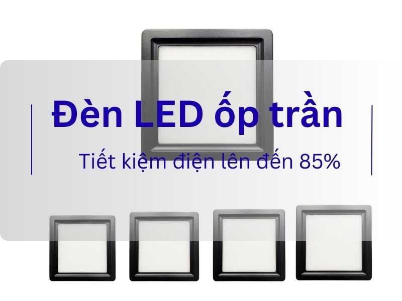 Đèn ốp trần là gì? Các loại phổ biến và ứng dụng thực tế