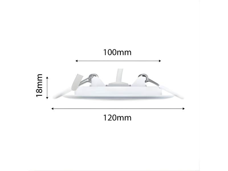 kích thước đèn âm trần 9w