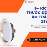 kích thước đèn led âm trần 12w