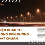 thi công cột đèn chiếu sáng