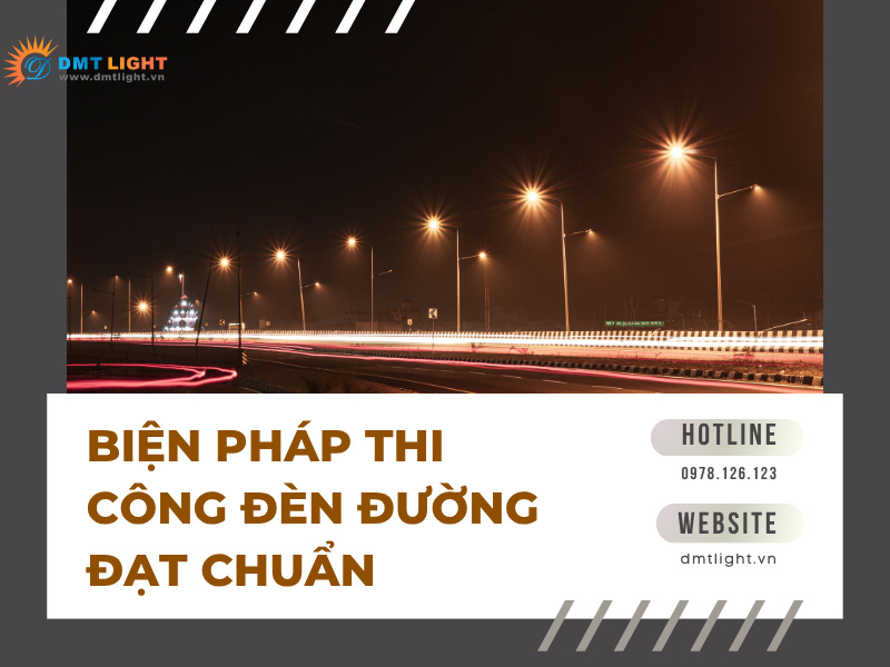 thi công cột đèn chiếu sáng