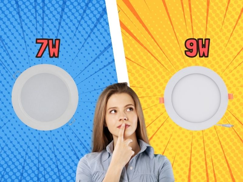 đèn 7w và 9w