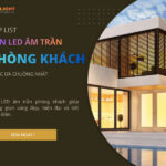 đèn âm trần phòng khách