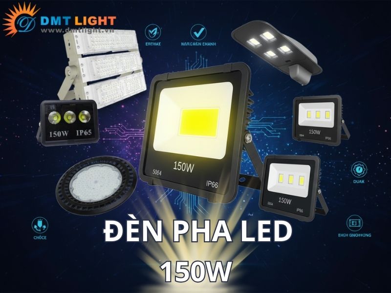đèn pha led 150w