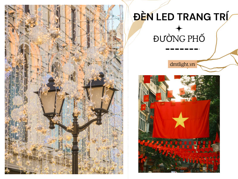 đèn led trang trí đường phố