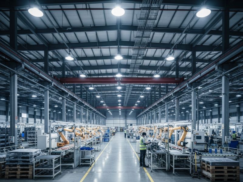 Chiếu sáng trong công nghiệp, sản xuất