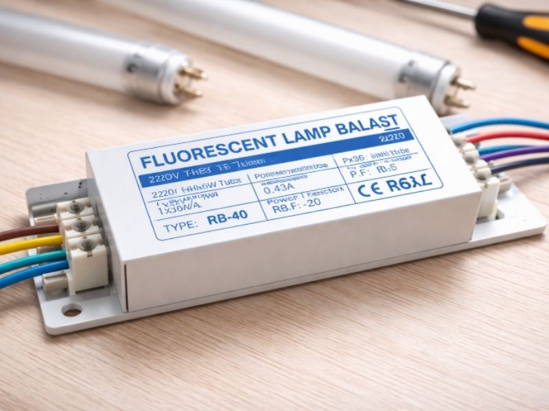 Chấn lưu của bóng đèn huỳnh quang giúp hạn chế dòng điện, ổn định điện áp