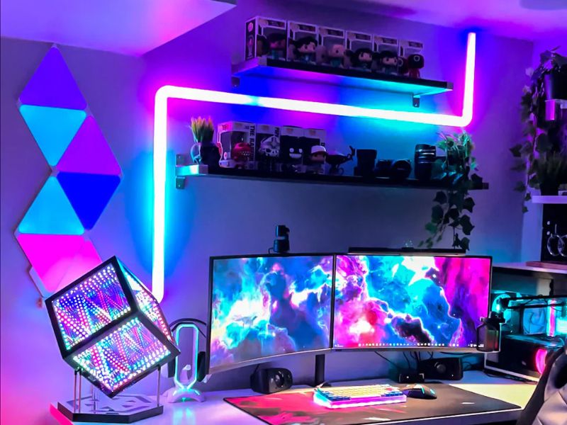 LED RGB được ứng dụng công nghệ hiển thị xử lý hình ảnh từ thiết bị điện thoại di động, dàn máy tính
